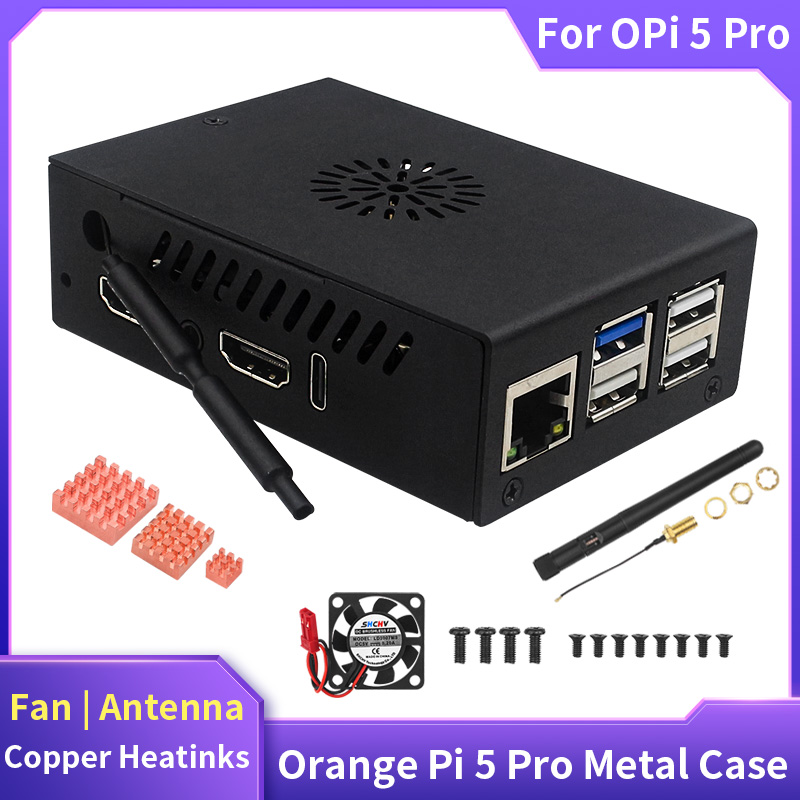 Pi 5 Case - Casing Pi 5 Pro, kipas pendingin