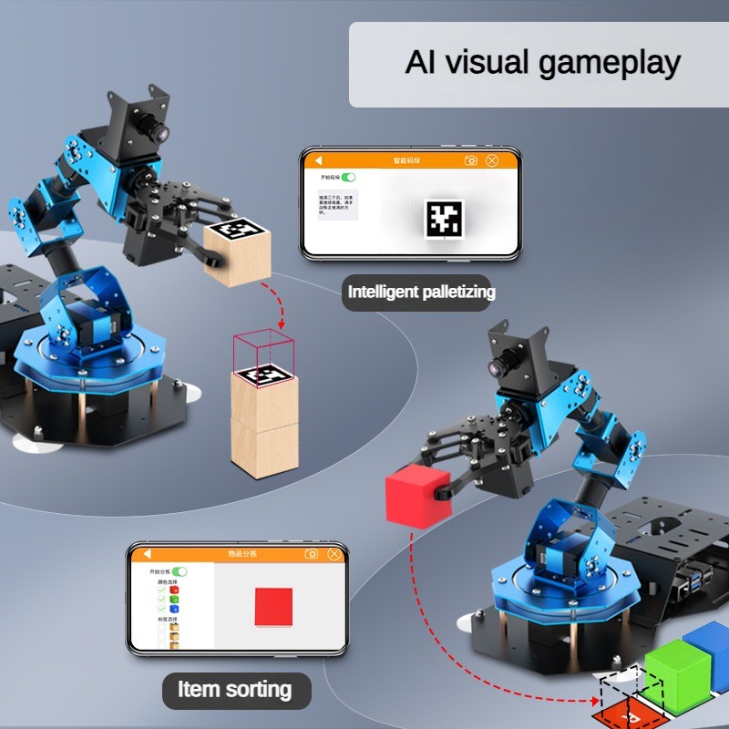 Lengan Robot 6 Dof dengan Caka - Raspberry Pi Kit ulasan dan harga