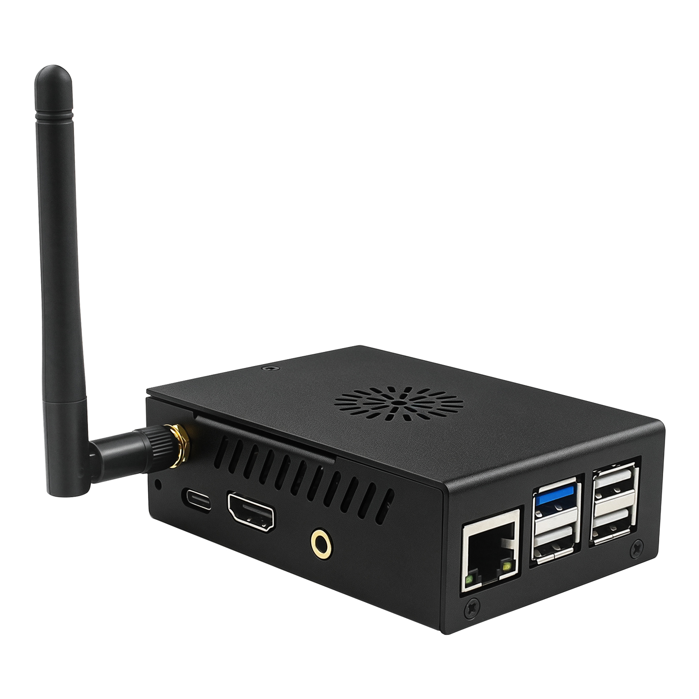 Casing Logam Orange Pi 4 Pro H - Pi 4 Case ulasan dan harga