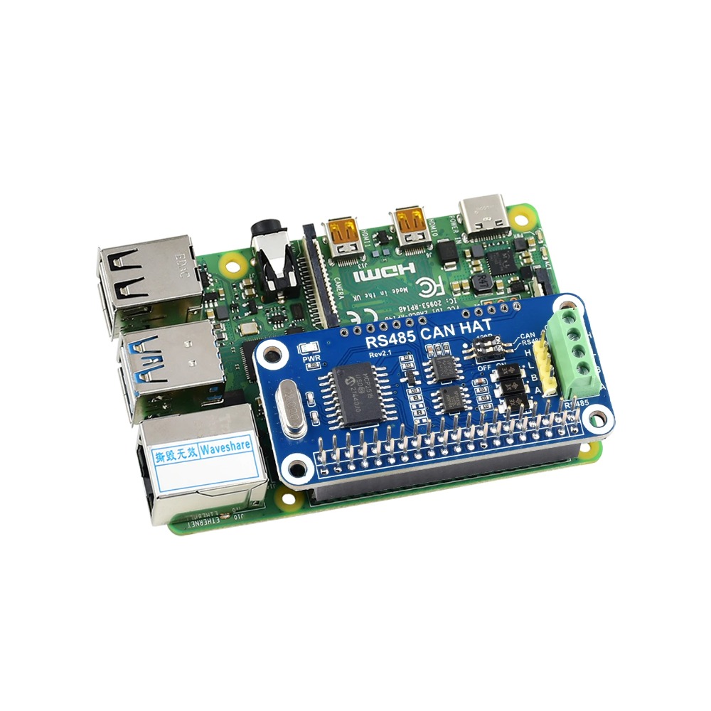 Waveshare RS485 CAN HAT untuk  - Raspberry Pi 5 ulasan dan harga