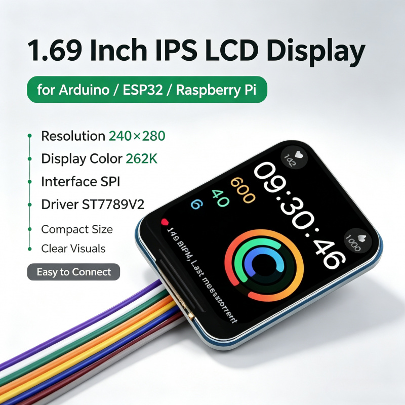 Modul LCD IPS 1.69 Inci ST7789 - Pi Display ulasan dan harga