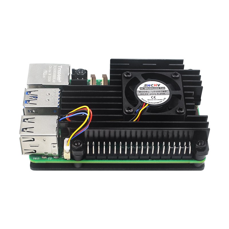 Raspberry beri Pi 5 casing log - Pi 5 Case ulasan dan harga