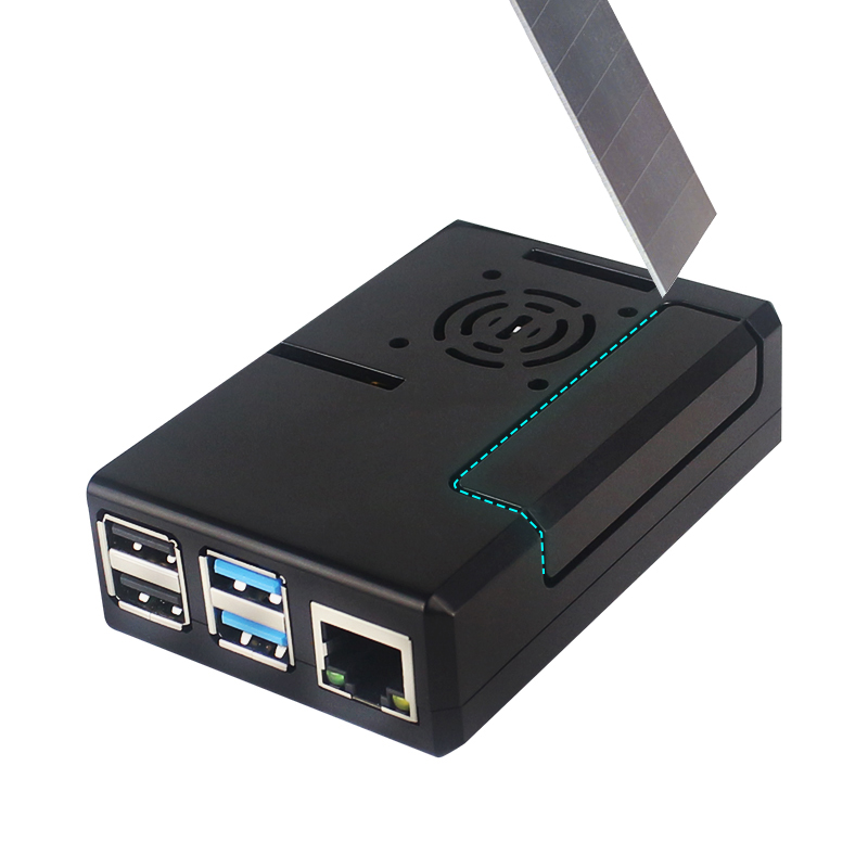 Casing ABS Raspberry Pi Hitam, - Pi 4 Case ulasan dan harga