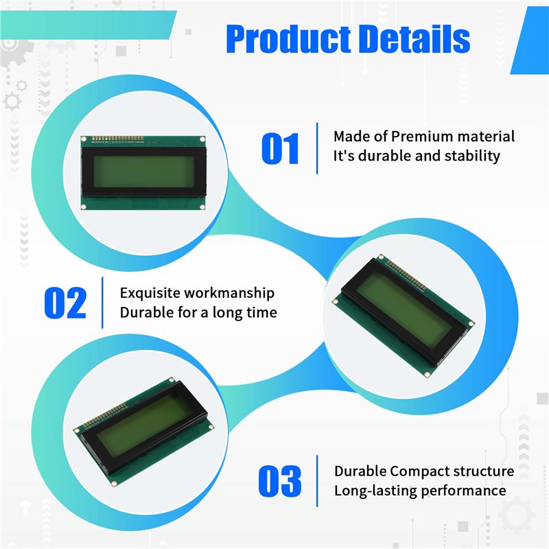 AU61-IIC, Modul LCD 2004 denga - Pi Display ulasan dan harga